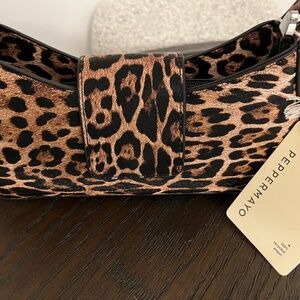 Leopard print purse